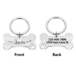 1pc Creative Custom Text The name of the love wavy line Personalized Dog Tags Customized Dog Collar With Name For Dog Tag Name - Image 6
