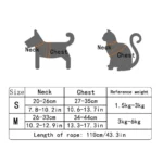 Undershirt Style Pet Leash Adjustable Cat Dog Harness Breathable Leash Convenient Pet Vest For Small Dog Cat Supplies - Image 6