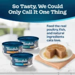 Tastefuls Wet Cat Food Variety Pack Chicken, Turkey and Seafood Flavors 12ct - Image 3
