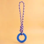 Supet Interactive Training Pet Toy Ring Spiked Ring Dog Teeth Cleaning Pet Supplies - Image 2