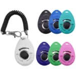 Dog Training Clicker Pet Cat Dog Click Trainer Use for Cat Puppy Birds Horses Aid Adjustable Wrist Strap Sound Key Chain - Image 5