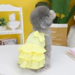 2023 Spring Pet Clothes Dog Princess Dresses Puppy Dress Pet Skirt Puppy Dog Princess Dresses for Small Medium Cat Costume Pug - Image 5