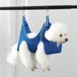 Pet Grooming Hammock Harness Small Dog Hammock Helper Restraint Bag Cat Grooming Sling Holder for Ear/Eye Care Nail Trimming