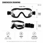Pet Adjustable Dog Goggles Sunglasses Anti-UV Sun Glasses Eye Wear Protection Black Widely Used Dog Sunglasses Pet Dog Supplies - Image 6
