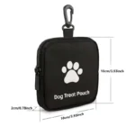 1Pcs 11×11×3cm Portable Dog Treat Bag Outdoor Training Dog Food Pocket with Hooks Multifunctional Dog Reward Bags Pet Supplies - Image 2