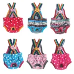 Female Dog Sanitary Panties Breathable Strap Type Reusable Washable Pet Diaper Shorts Summer Thin Heat Period for Teddy Dogs - Image 6