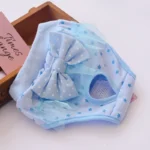 Dog Physiological Pants Pet Supplies Dog Menstrual Pants Pet Princess Panties Pet Diaper Dog Breathable Bow Dog Clothes - Image 3