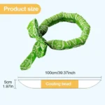 1-20PCS Summer Pet Cooling Scarf for Cats Dogs Ice Collar Cartoon Design Breathable Heat Relief Outdoor Travel Accessory - Image 6