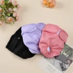 3Pcs Washable Female Dog Diapers Elastic Breathable Pet Nappies Reusable Pets Menstrual Period Panties For Small Medium Dogs Pug - Image 2