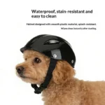 C Fashion Durable Plastic Pet Dog Helmets Ventilated Holes Adjustable Helmet Pet Puppy Toy Hat Pet Safety Helmet Pet Accessories - Image 5