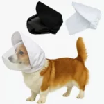 Breathable Mesh Dog Protective Mask Protective Veil Ear Shield Dog Headgear Polyester Dog Anti-Bite Mosquito Bite Prevention - Image 4