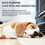 Electric Dog Nail Grinder Pet Nail Clipper USB Rechargeable Pet Nail Trimmers Painless with Polisher Wheel for Small/Large Pets - Image 5
