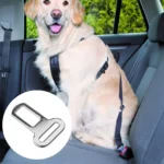 2/4 Pet Seat Belt Adapters - Car Metal Clips for Pet Leashes, Compatible with Truck & Car Seats - Image 3
