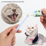 Pet Cat Toothbrush Super Soft Nylon Bristles Tooth Brush 360 Degree Oral Cleaning&Cat Face Blackhead Cleaning Cat Acne Brush - Image 4