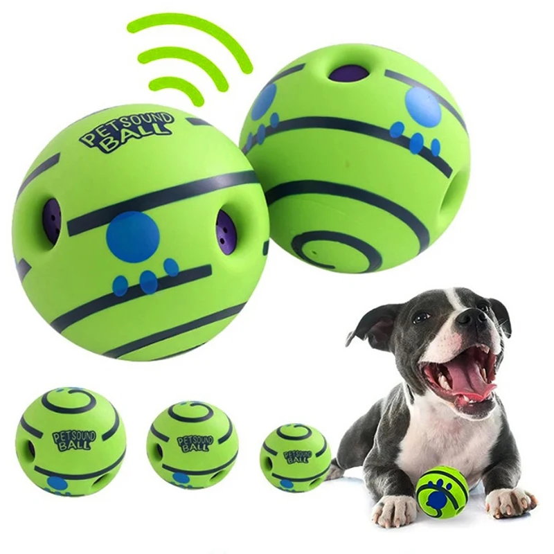 kf-S9a72652fd77f4d4ca338b6583d2bee09o New Hot Wobble Wag Giggle Glow Ball Interactive Dog Attention Toy Fun Giggle Sounds Ball When Rolled or Shaken for Pet Dog Fun - Image 1