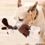 New Plush Squeaky Puppy Chew Toys Interactive Teething Training Dog Toys for Small Dogs Cute Donkey Design - Image 2