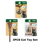 Cat Toy Ball Matatabi Catnip Cat Toy Ball for Cats Catnip Toys Indoor Cats Kitten Cleaning Teeth Molar Silvervine Cat Chew Toy - Image 6
