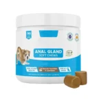 90 Chews Anal Gland Soft Chew Treats with Pumpkin for Dogs Digestive Enzymes Probiotics Fiber Supplement for Dogs Boot The Scoot