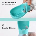 Portable Dog Water Bottle 300ml Leakproof Travel Pet Bowl for Small Large Dogs Hiking Outdoor Dispenser French Bulldog Supplies - Image 4