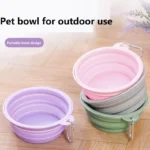 350ML Folding Dog Dish Collapsible Pet Bowl Water for Dog Drinking Bowl Cat Water Bowl Drinking Fountains for Dogs - Image 5