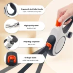 5m 8m 50kg Dog Leash Retractable Roulette Collar for Small Big Dogs Accessories Adjustable Walking Hiking French Bulldog Rope - Image 3