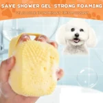 New Bath Massage Brush Bathroom Multifunctional Puppy Big Dog Cat Soft Safety Silicone Pet Accessories for Dogs Cats Tools - Image 2
