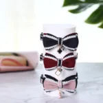 New Cute Pet Girl Cat Dog Collar Adjustable Bow Bells Collar Cat Necklace Fashion Accessories Pet Puppy Kitten Pendant Supplies - Image 5