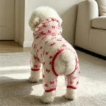 Hooded Sunscreen Mosquito Proof Dog Cat Clothes Summer Thin Mesh Four Legged Apparel With Bow For Small Pets Bichon Maltese - Image 4