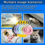 Pet cat fishing hat - Fashionable and cute. Essential for your cat's summer outdoor outfit. - Image 2