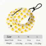 Cute Duck Printed Pet Cat Dog Hat Adjustable Cap for Cat Small Medium Puppy Corgi Pug Dachshund Outdoor Dog Costume Accessory - Image 6