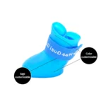 Pet silicone rain shoes anti-dirty non-slip waterproof dog shoes soft bottom footwear small dogs cats teddy Shoes - Image 6
