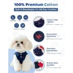 New Pet Dog Polo Shirt Dog Cool Clothes Soft Breathable Yorkie Chihuahua Puppy Clothes Dog Vest For Small Medium Dogs Costumes - Image 2