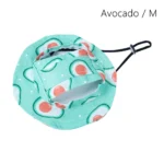 Cartoon Adjustable Pet Sun Cap Anti Stripping Breathable Dog Bucket Hat Sun Protection Cat Fisherman Hat Outdoor