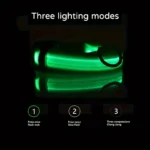 Reflective LED Dog Collar for Night Safety - Durable, Geometric Patterned, Battery-Powered, Ideal for Small/Medium Breeds - Image 6