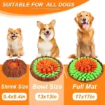 Snuffle Mat for Pets Interactive Foraging , Brain-Boosting Feed Game, Travel-Suitable, Ideal for Dogs and Cats. - Image 2