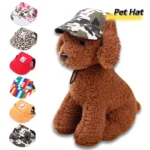 Pet Dog Baseball Cap Hat with Neck Strap Adjustable Comfortable Ear Holes for Small Medium Large Dogs in Ourdoor Sun Protection - Image 3
