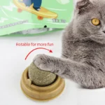Catnip Balls Funny Lickable Cat Snack Catnip Balls Kitten Playing Chewing Cleaning Teeth Toy for Small Medium Cats Pet Supplies - Image 3