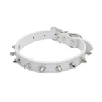 1pc Cool Cat Dog Collar Leather Spiked Studded Collars For Small Medium Colorful Pets Necklace Dogs Cats Neck Strap Pet Products - Image 4