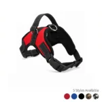 No Pull Dog Harness Adjustable Reflective Pet Vest with Handle Breathable Escape-Proof Dog Harness for Small Medium Large Dogs