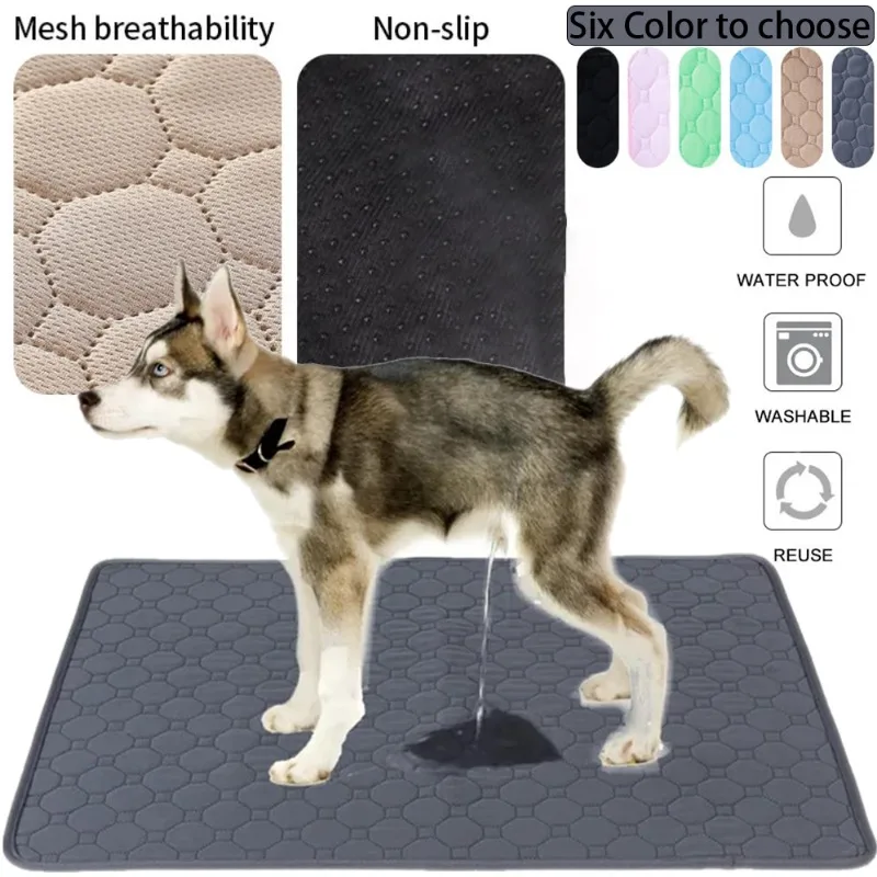 kf-Sa1c6fb3f0f8a4bb0a0e67e5cb2c125e25 Reusable Dog Pee Pad Blanket Absorbent Diaper Washable Puppy Training Pad Pet Bed Urine Mat for Pet Car Seat Cover Pet Supplies - Image 1