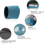 Pet Summer Cooling Ice towel Mesh Breathable Dog Scarf French Bulldogs Pugs Neck Cover Lightweight Quick Drying - Image 5