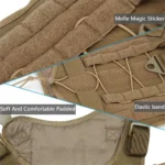 Tactical Dog Harness for Large Pet Harness No-Pull Service Vest Adjustable Military Dog Vest for Training Hunting Walking - Image 6