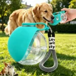Dog Water Bottle Outdoor Travel Portable Pet Drinking Bowl Hanging Lanyard Puppy Walking Anti-leak Water Feeder Bowl - Image 4