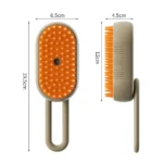 Dog Cat Steamy Brush Spray Massage 3 In1 Rechargeable Electric New Steam Brush Pet Removal Tangled And Loosse Combs Cleaner - Image 3
