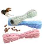 Dog Teething Toy Chew Stick Bite Resistant Fun Leak Proof Food Toy Pet Teether Cleaner Stick - Image 6