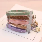 Cute Neck Pet Collar with Bell for Small Dogs Puppy Kitten Stuff Things Accessories Adjustable Footprint Cat Breakaway Collar - Image 5