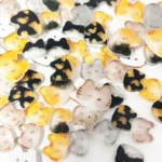 20Pcs Cute Cat Two-eye Buttons 12/17mm Colourful Cartoon Cat Resin Buttons DIY Kids' Clothes Hats Socks Buttons - Image 3