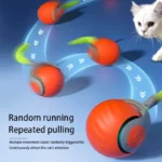 Smart Cat Toys Ball Automatic Interactive Pets Electric Rolling Teaser USB Rechargeable Kitty Moving Bouncing ball Birthday gift - Image 3