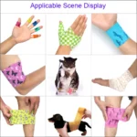 6 pcs Pet Puppys Anti Dirt Tool for Going Out Leggings Self Adhesive Bandages for Walking Dogs Feet Wrapping Protective Bandages - Image 11