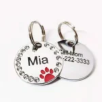 Dog Tag Personalized Pet Puppy Cat ID Tag Engraved Custom Dog Collar Accessories Customized Address Name Tag for Dogs Cats - Image 4